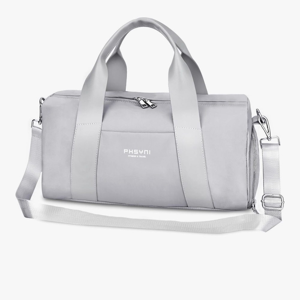 Small Women’s/ Kids Duffel/ Gym/ Dance Bag - Grey
